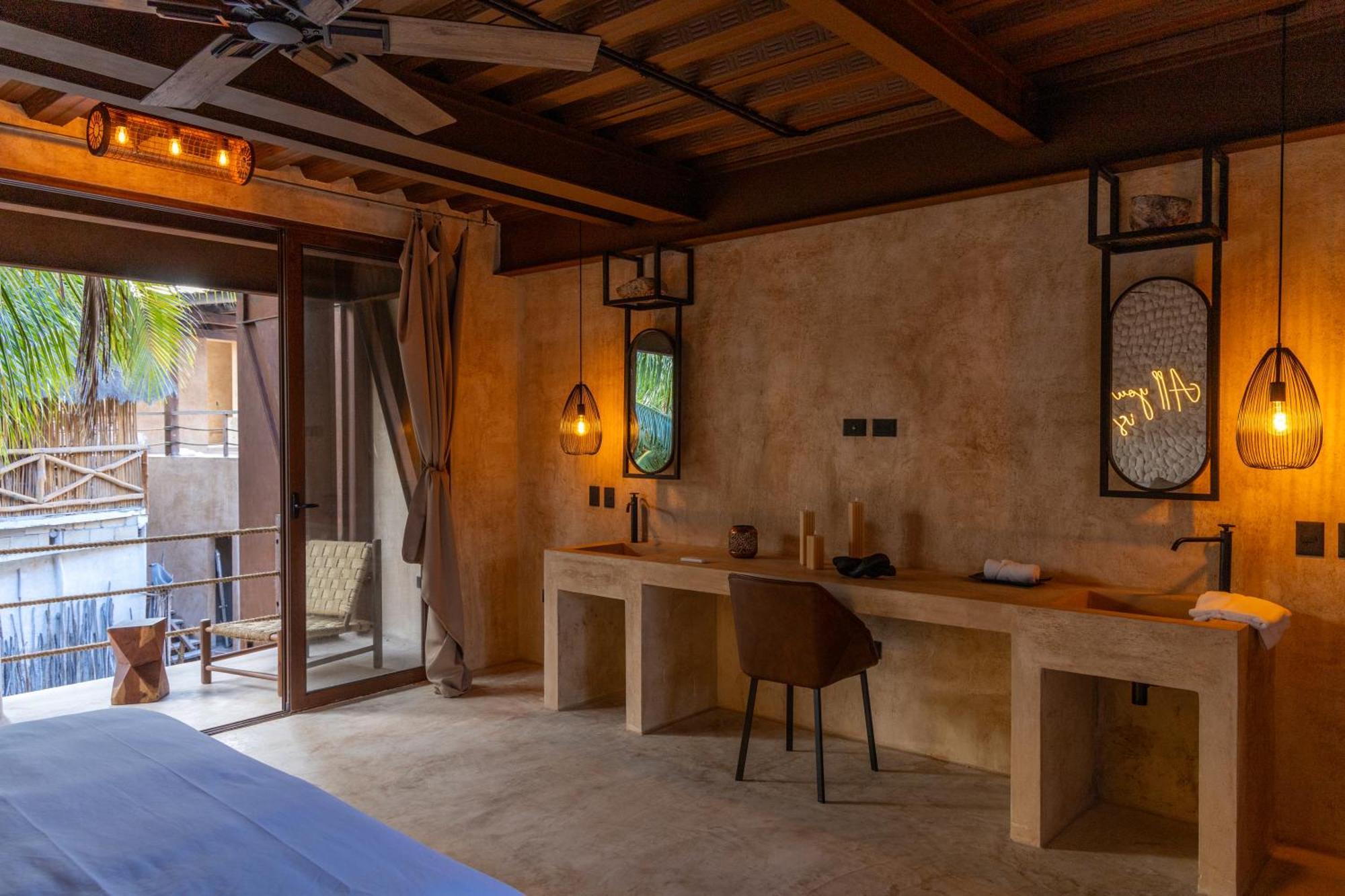 Awa Holbox Hotel Boutique - Beach Front Bagian luar foto