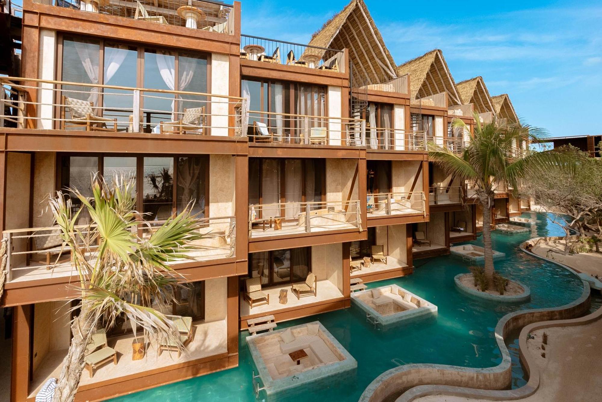 Awa Holbox Hotel Boutique - Beach Front Bagian luar foto