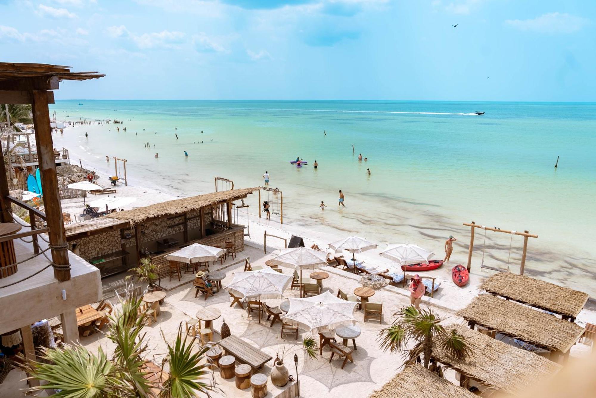 Awa Holbox Hotel Boutique - Beach Front Bagian luar foto