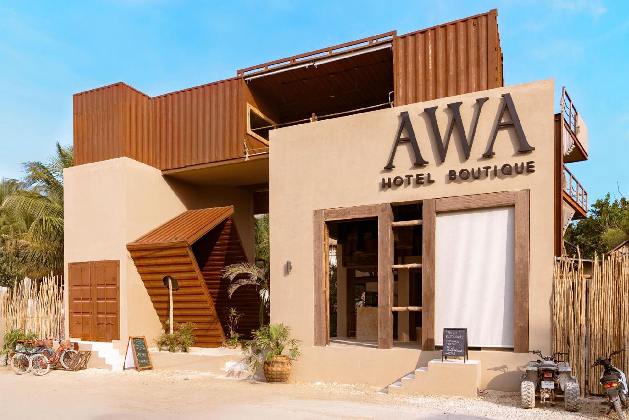 Awa Holbox Hotel Boutique - Beach Front Bagian luar foto