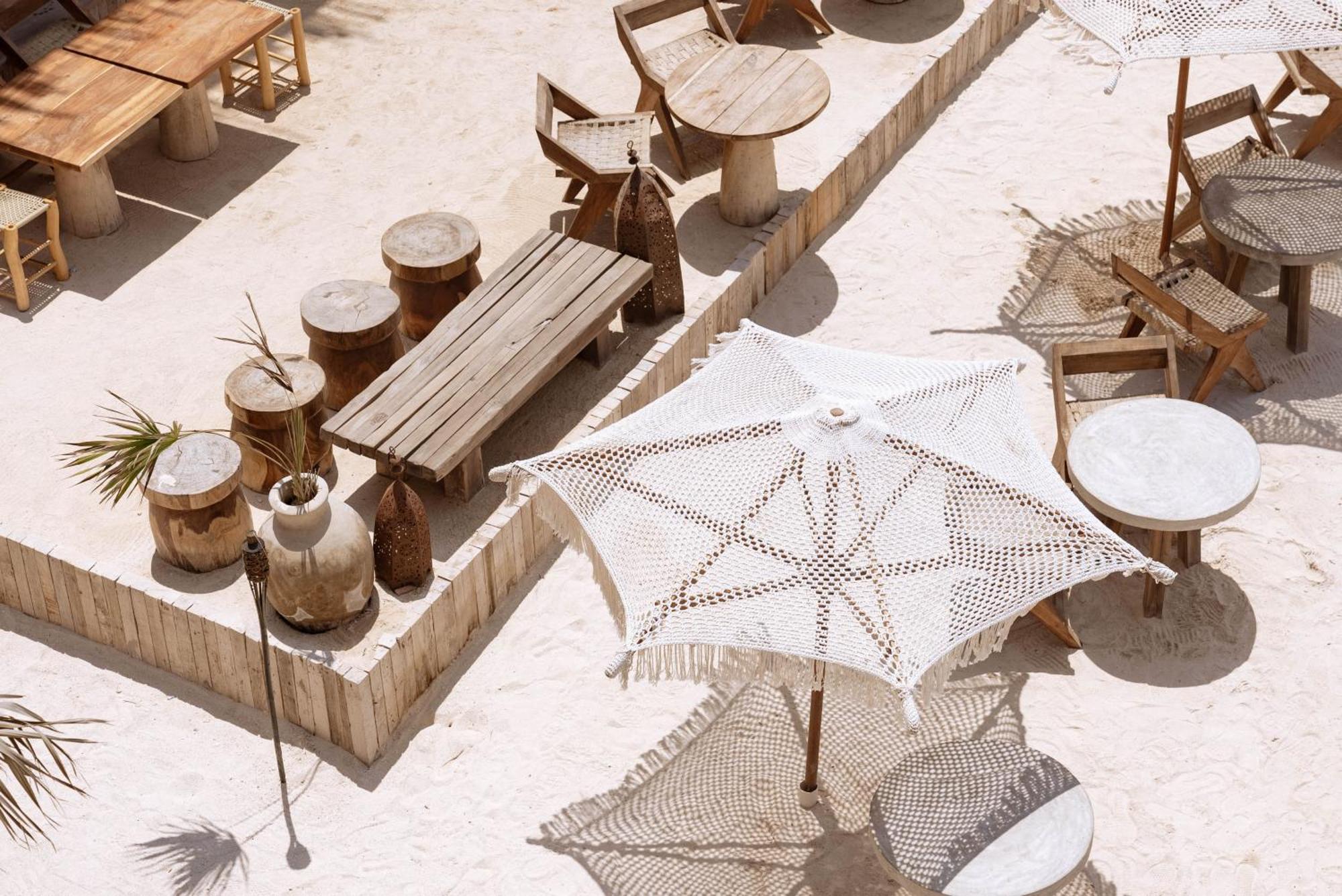 Awa Holbox Hotel Boutique - Beach Front Bagian luar foto