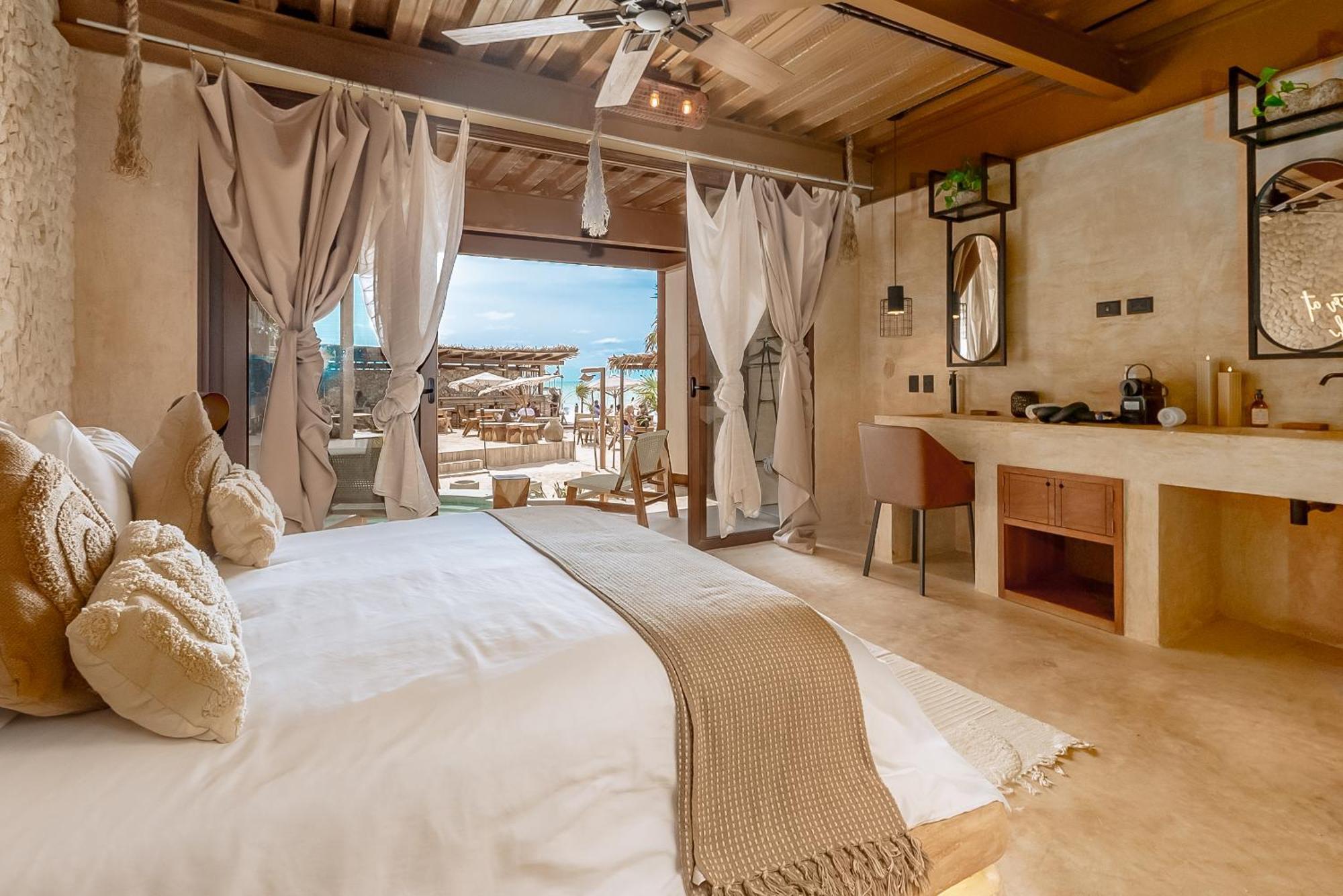 Awa Holbox Hotel Boutique - Beach Front Bagian luar foto