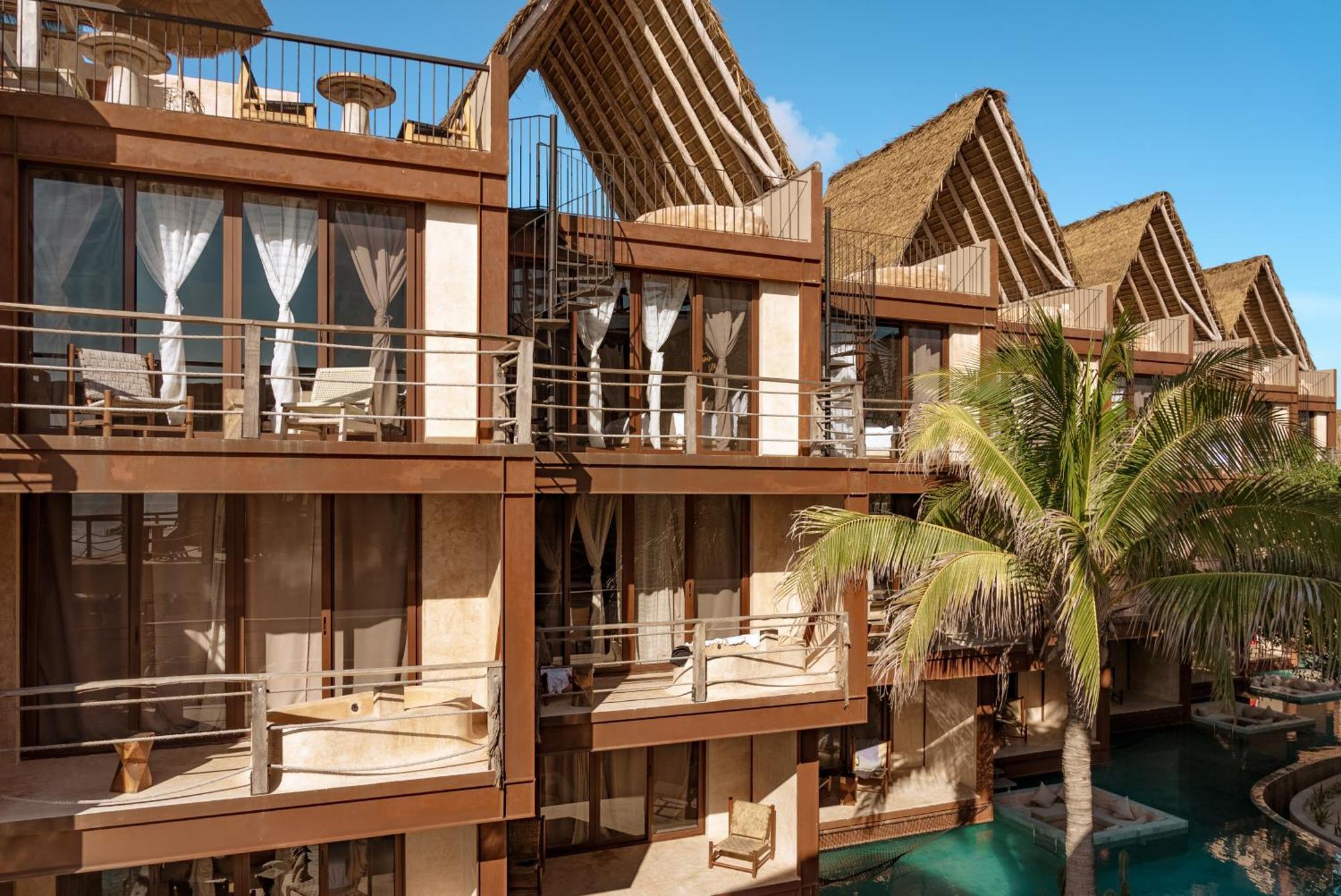 Awa Holbox Hotel Boutique - Beach Front Bagian luar foto